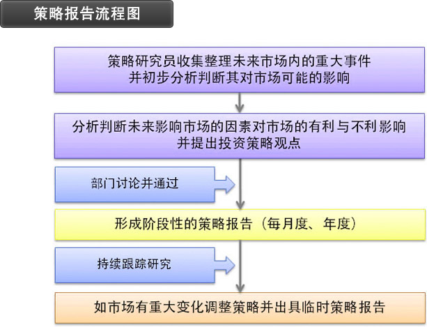 策略报告流程图